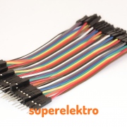 40x Dupont-Kabel Kabelbrücken