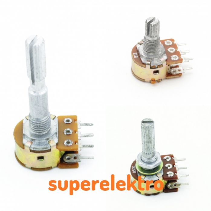 Lineares Doppel Dual Stereo Potentiometer B1K B10K B20K B50K B500K