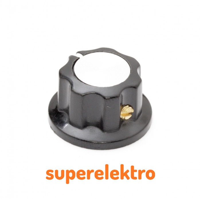 Bakelit Drehknopf Potiknopf Knob Stellknopf Einstellknopf für 6 mm Achse